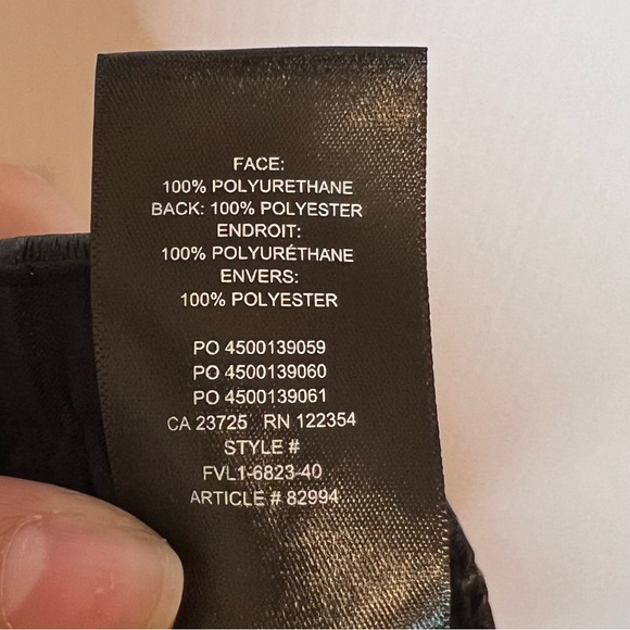 Aritzia BABATON Zedel Faux Leather Pullover Joggers. Size Small - Picture 9 of 9